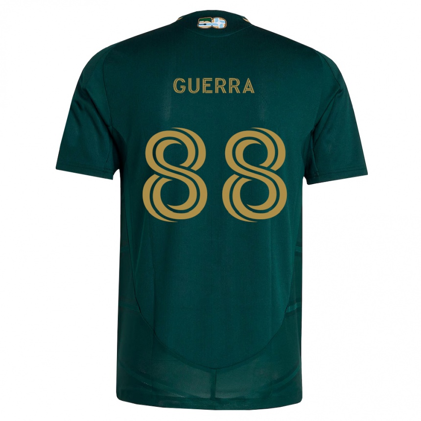 נשים כדורגל Gage Guerra #88 ירוק כהה חום ג'רזי ביתית 2026/27 נשים כדורגל Gage Guerra #88 ירוק כהה חום ג'רזי ביתית 2026/27