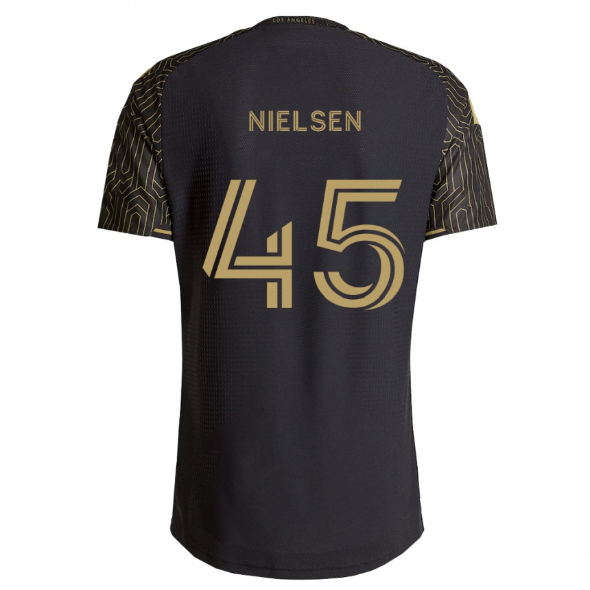 נשים כדורגל Kenny Nielsen #45 חום שחור ג'רזי ביתית 2026/27