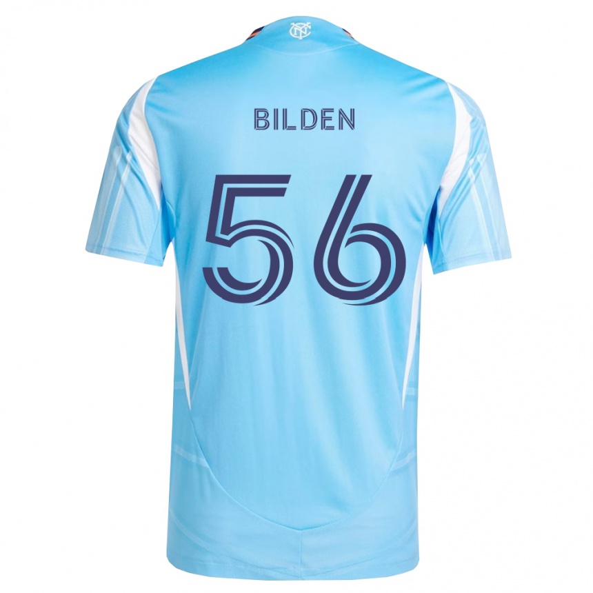נשים כדורגל James Bilden #56 כחול שמיים לבן ג'רזי ביתית 2026/27