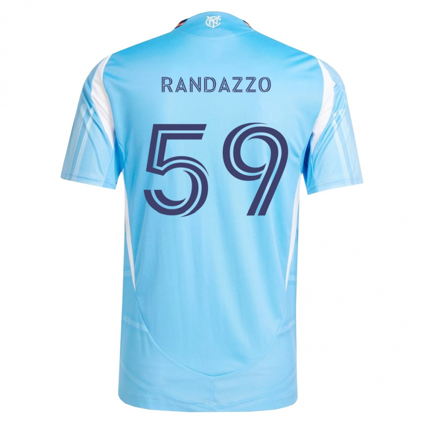 נשים כדורגל Dylan Randazzo #59 כחול שמיים לבן ג'רזי ביתית 2026/27