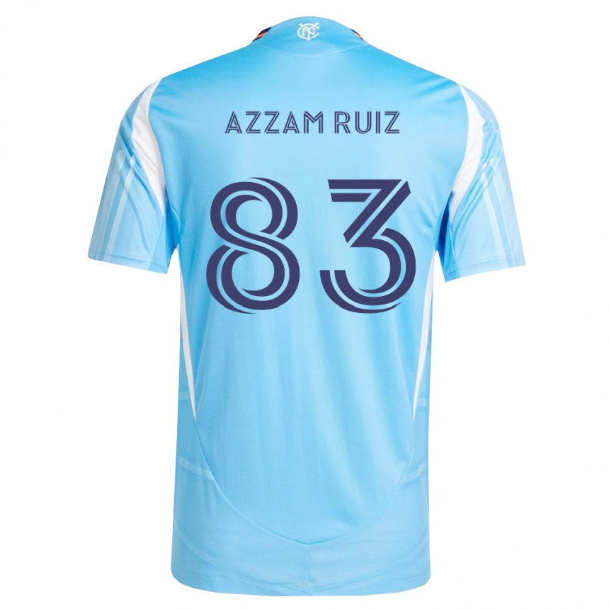 נשים כדורגל Camil Azzam Ruiz #83 כחול שמיים לבן ג'רזי ביתית 2026/27