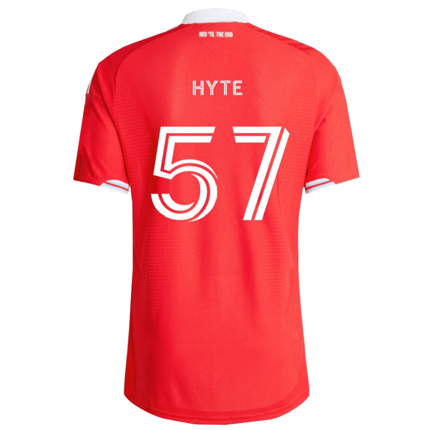 נשים כדורגל Darris Hyte #57 אדום כחול עמוק לבן ג'רזי ביתית 2026/27