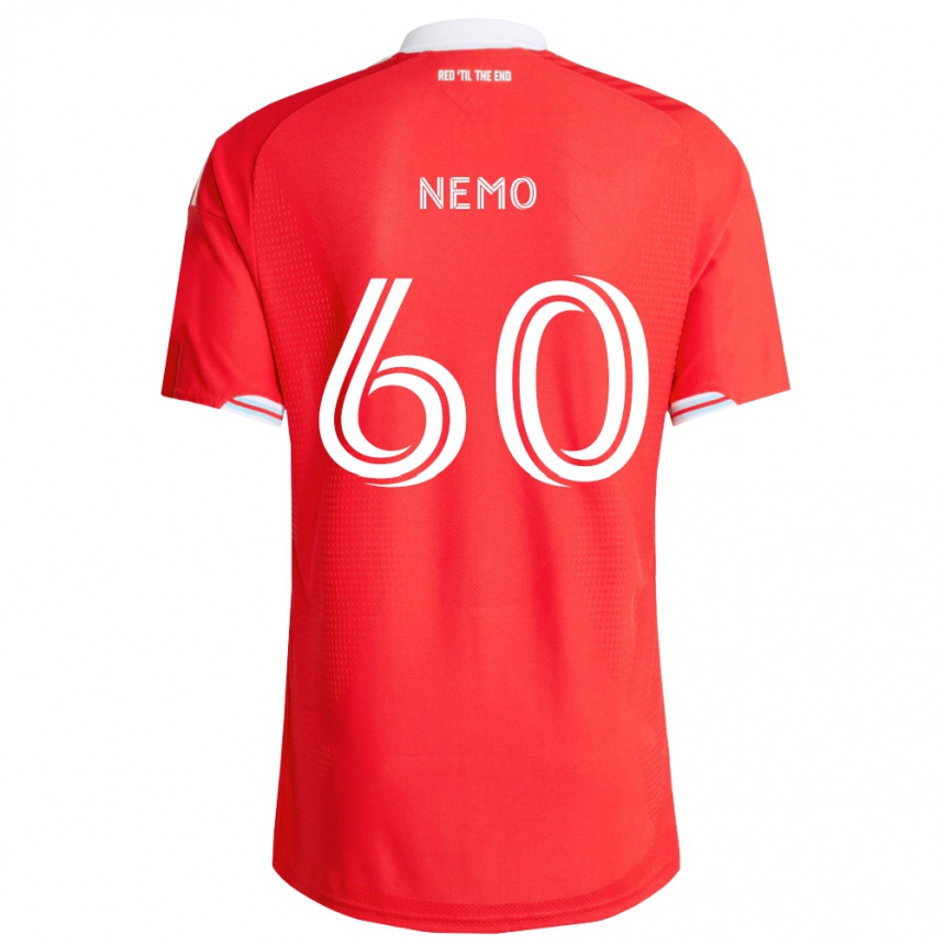 נשים כדורגל Jason Nemo #60 אדום כחול עמוק לבן ג'רזי ביתית 2026/27