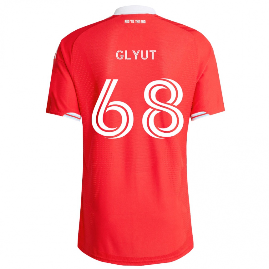 נשים כדורגל Vitaliy Glyut #68 אדום כחול עמוק לבן ג'רזי ביתית 2026/27