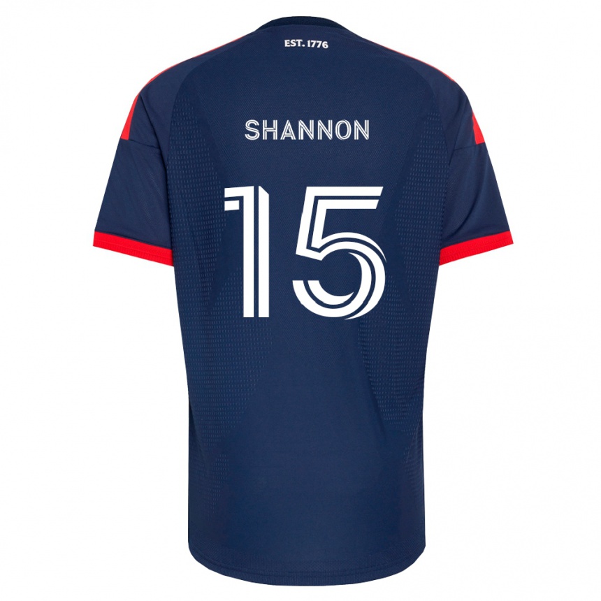 נשים כדורגל Jake Shannon #15 כחול מלכותי אדום לבן ג'רזי ביתית 2026/27