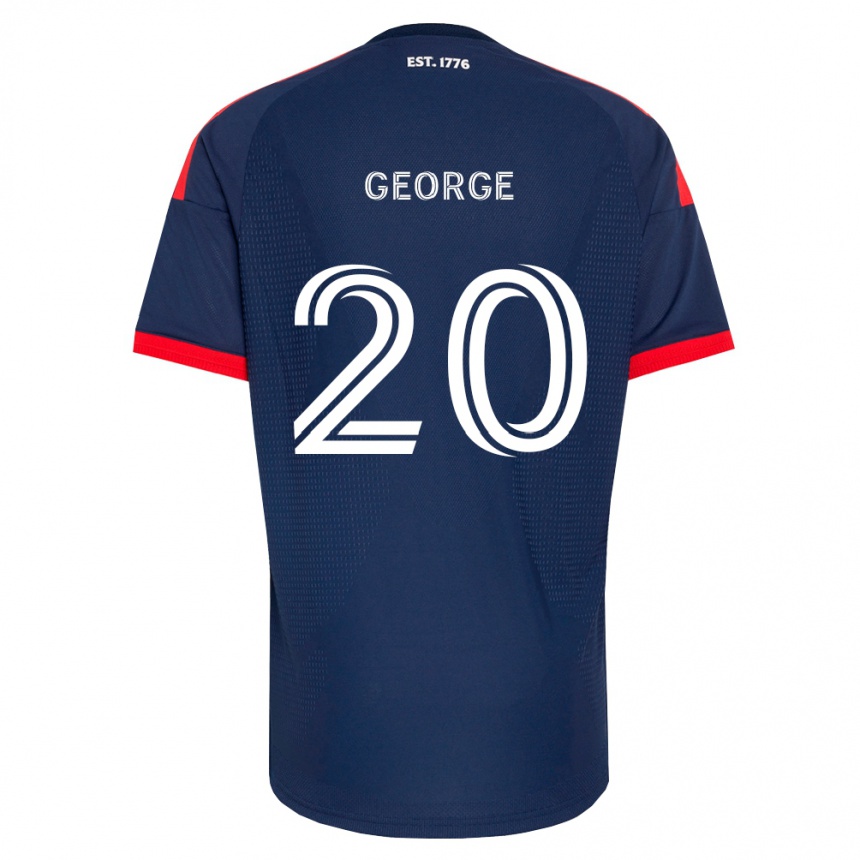 נשים כדורגל Sharod George #20 כחול מלכותי אדום לבן ג'רזי ביתית 2026/27