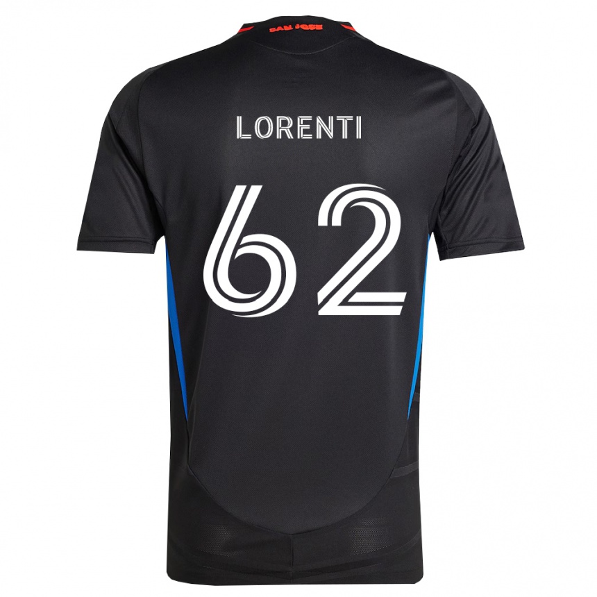 נשים כדורגל Dominic Lorenti #62 כחול לבן שחור ג'רזי ביתית 2026/27