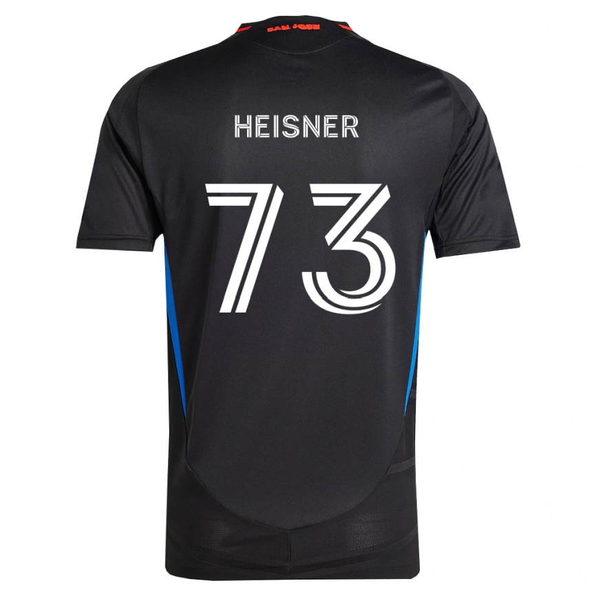 נשים כדורגל Jacob Heisner #73 כחול לבן שחור ג'רזי ביתית 2026/27