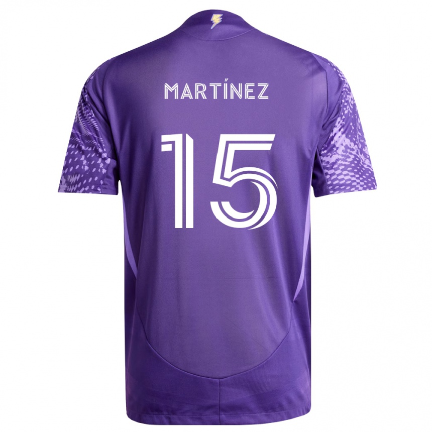 נשים כדורגל Antonio Martínez #15 סגול לבן ג'רזי ביתית 2026/27