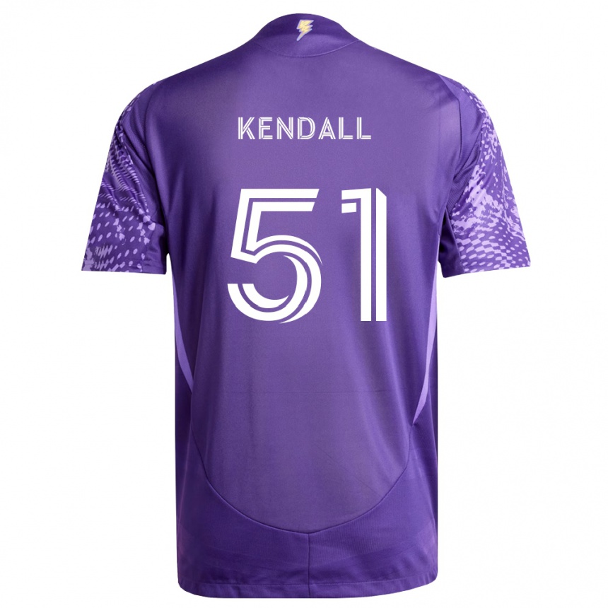 נשים כדורגל Brady Kendall #51 סגול לבן ג'רזי ביתית 2026/27