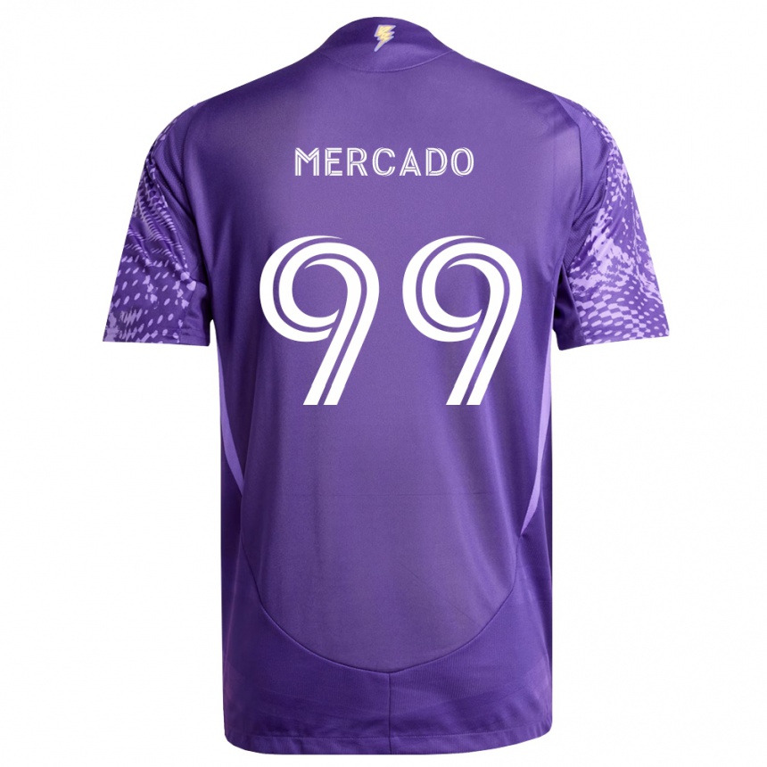 נשים כדורגל Carlos Mercado #99 סגול לבן ג'רזי ביתית 2026/27 נשים כדורגל Carlos Mercado #99 סגול לבן ג'רזי ביתית 2026/27