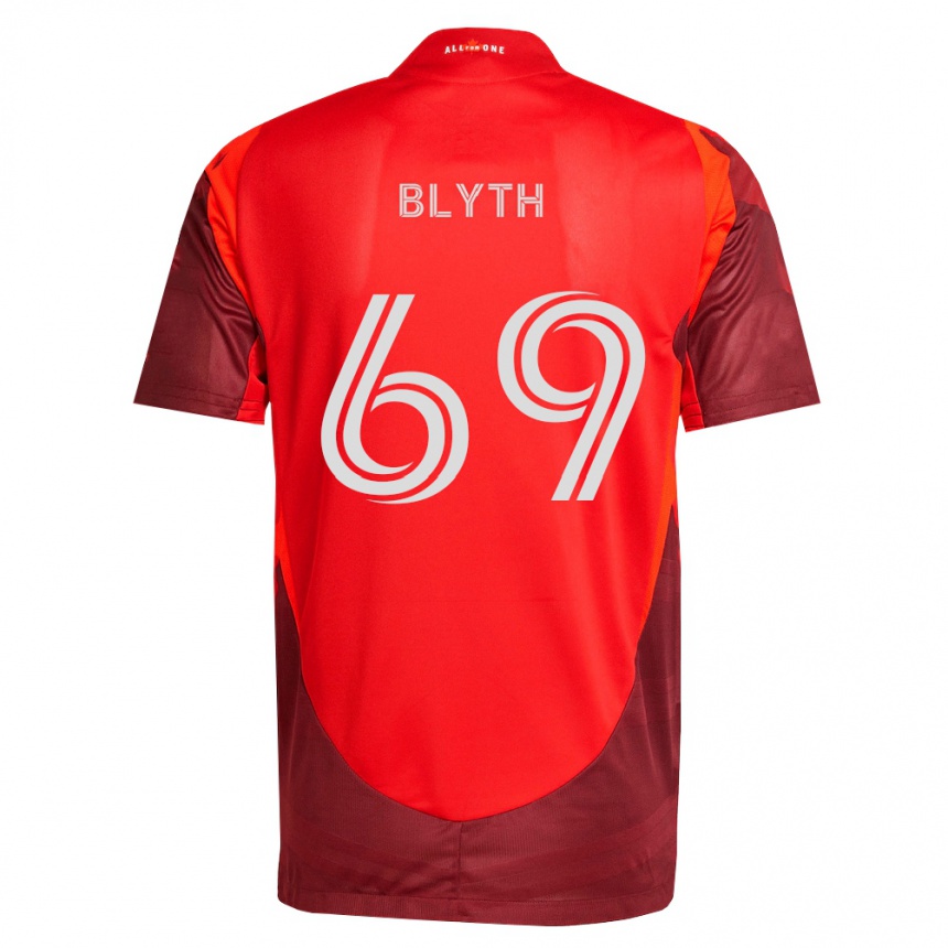 נשים כדורגל Tristan Blyth #69 בורדו אדום ג'רזי ביתית 2026/27