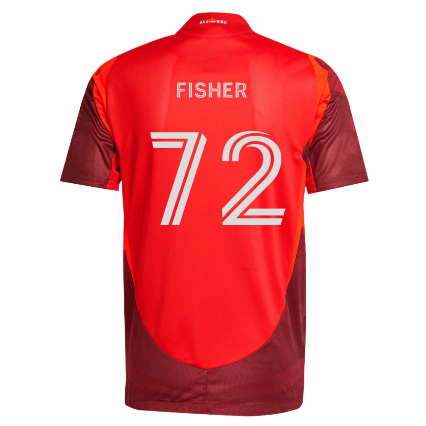 נשים כדורגל Mark Fisher #72 בורדו אדום ג'רזי ביתית 2026/27