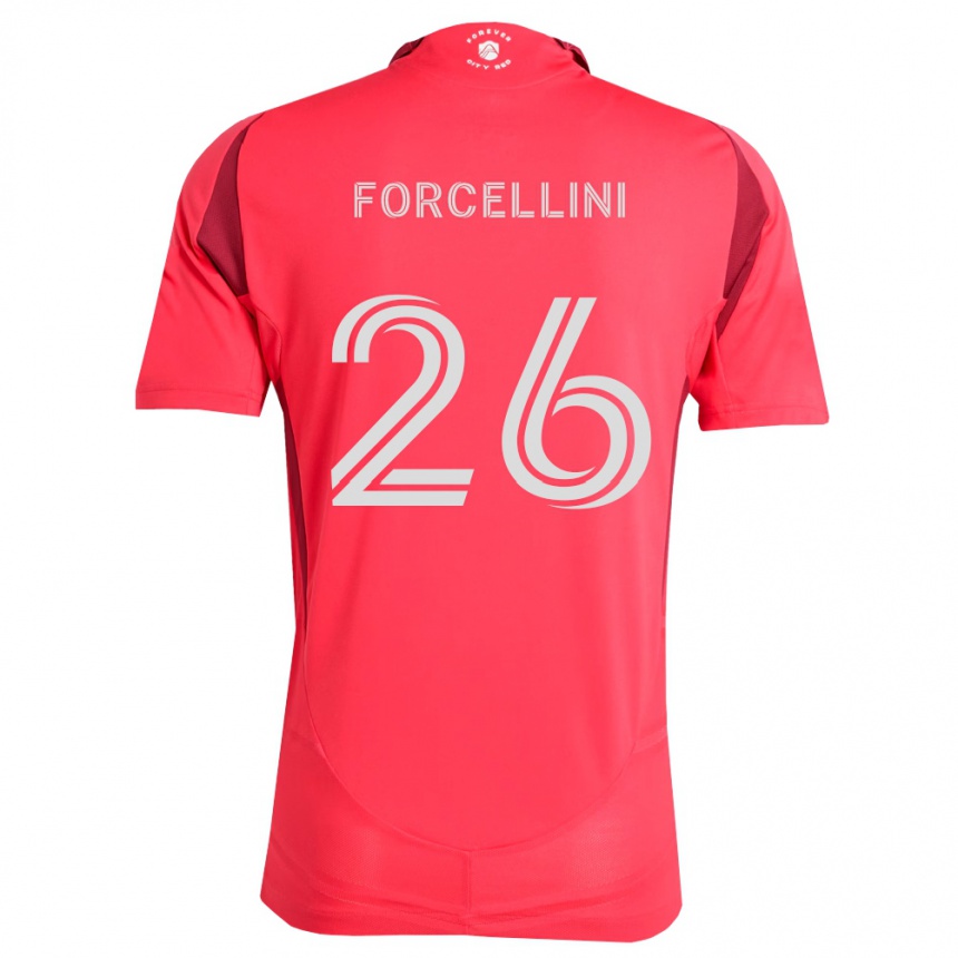 נשים כדורגל Cooper Forcellini #26 מג'נטה לבן ג'רזי ביתית 2026/27