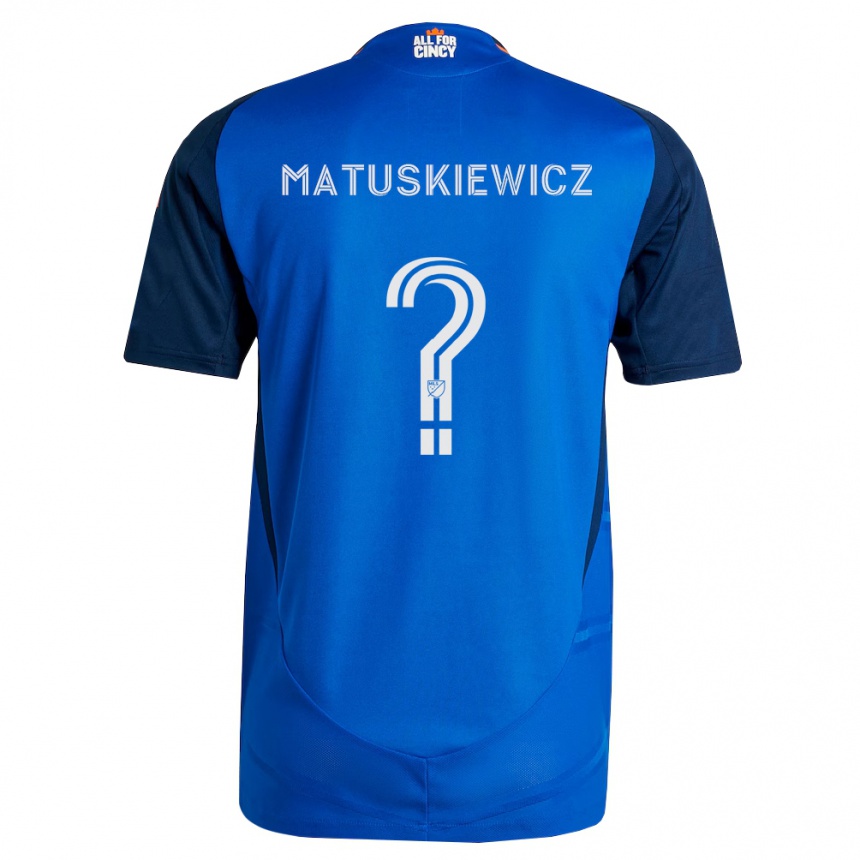 נשים כדורגל Lincoln Matuskiewicz #0 כחול מלכותי כתום ג'רזי ביתית 2026/27 נשים כדורגל Lincoln Matuskiewicz #0 כחול מלכותי כתום ג'רזי ביתית 2026/27