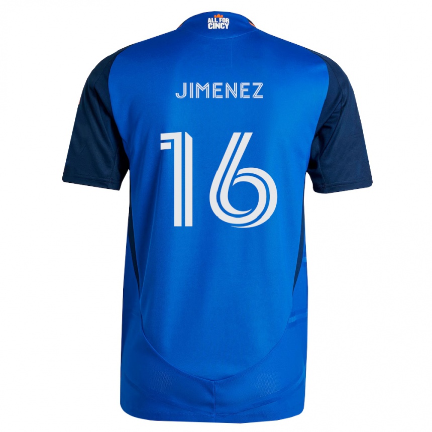 נשים כדורגל Joshua Jimenez #16 כחול מלכותי כתום ג'רזי ביתית 2026/27