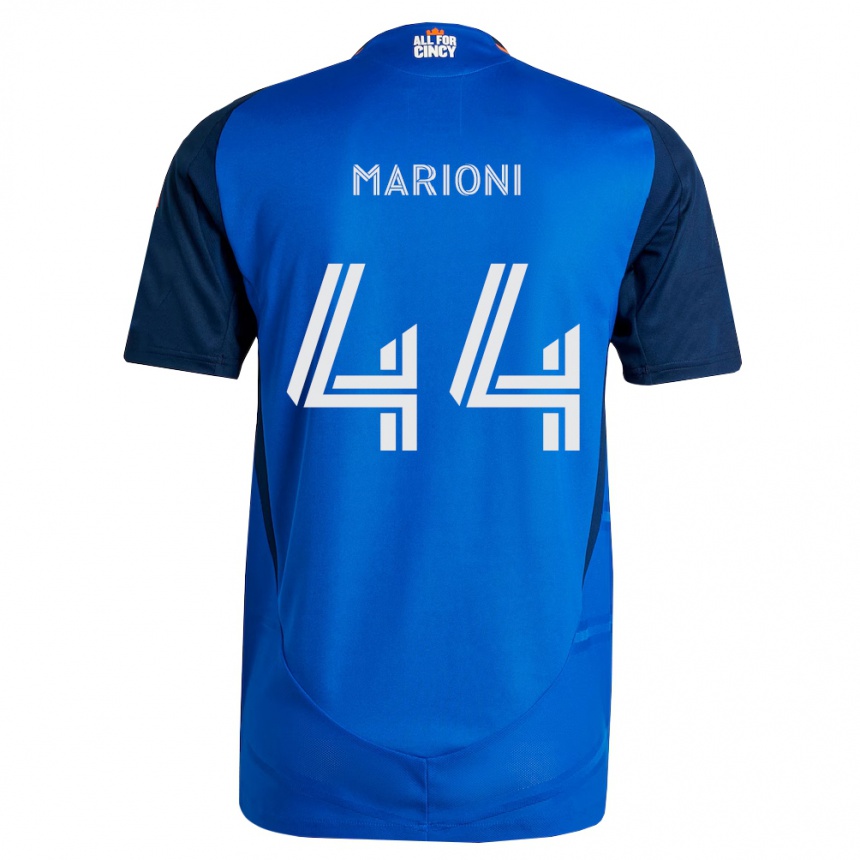 נשים כדורגל Giovanni Marioni #44 כחול מלכותי כתום ג'רזי ביתית 2026/27