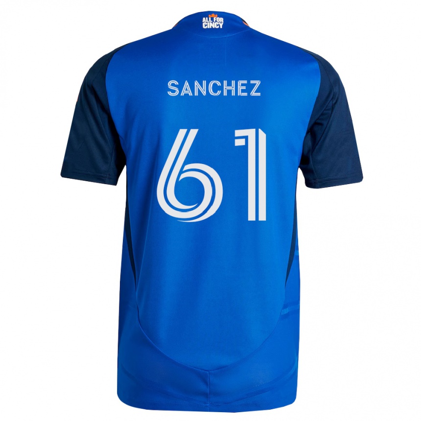 נשים כדורגל Santiago Sanchez #61 כחול מלכותי כתום ג'רזי ביתית 2026/27
