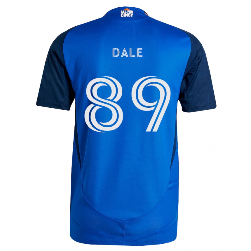 נשים כדורגל Connor Dale #89 כחול מלכותי כתום ג'רזי ביתית 2026/27