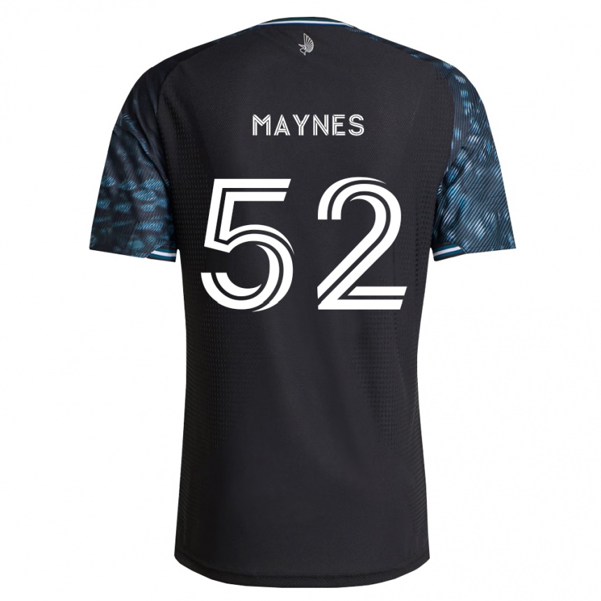 נשים כדורגל Sullivan Maynes #52 שחור לבן ג'רזי ביתית 2026/27