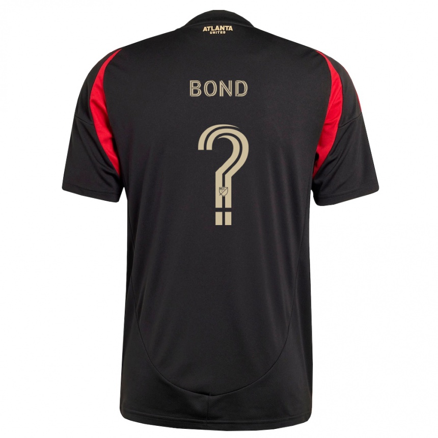 נשים כדורגל Fred Bond #0 שחור אדום ג'רזי ביתית 2026/27