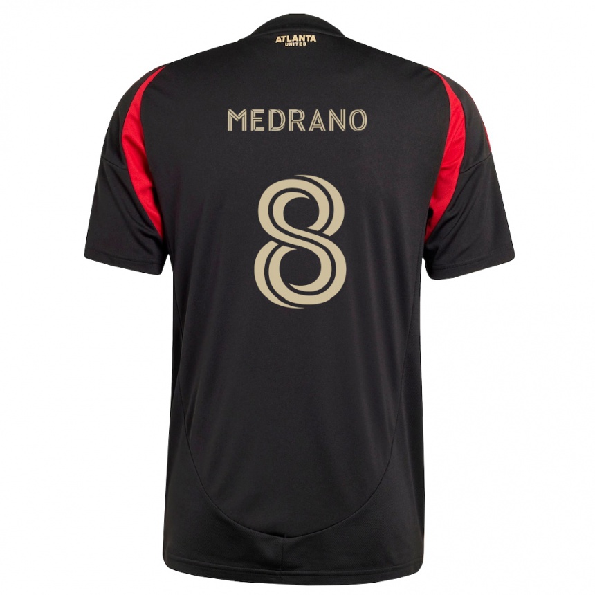 נשים כדורגל Keven Medrano #8 שחור אדום ג'רזי ביתית 2026/27