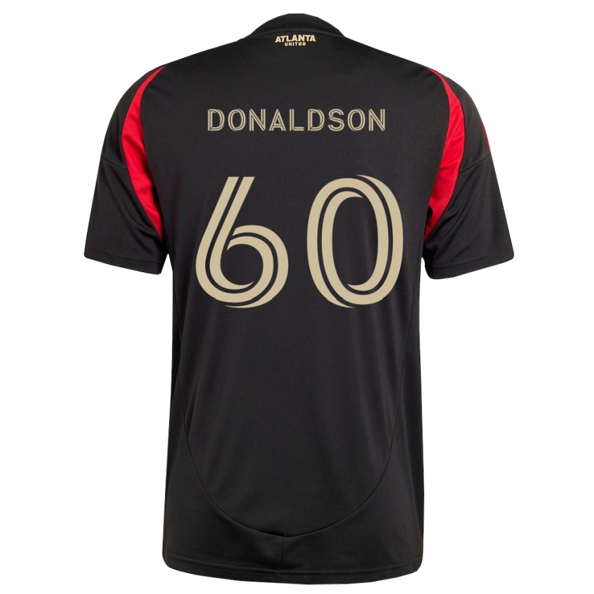 נשים כדורגל James Donaldson #60 שחור אדום ג'רזי ביתית 2026/27