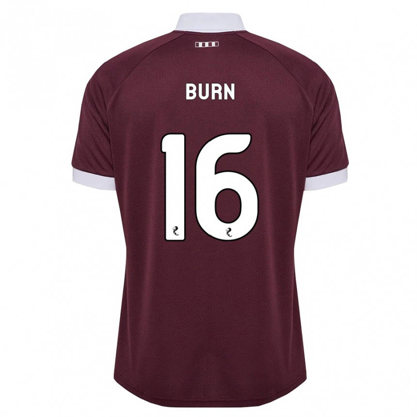 נשים כדורגל Gregor Burn #16 בורגונדי לבן ג'רזי ביתית 2026/27