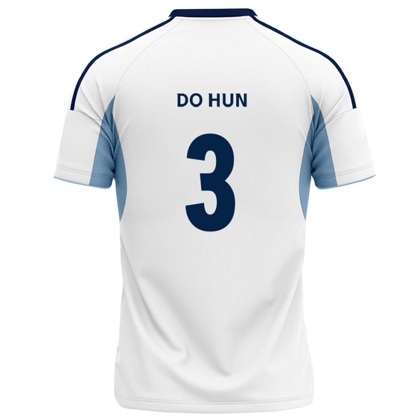 נשים כדורגל Do-Hun Kim #3 כחול מלכותי לבן הרחק ג'רזי 2026/27