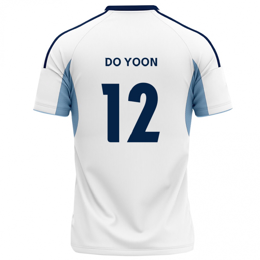 נשים כדורגל Do-Yoon Tae #12 כחול מלכותי לבן הרחק ג'רזי 2026/27 נשים כדורגל Do-Yoon Tae #12 כחול מלכותי לבן הרחק ג'רזי 2026/27