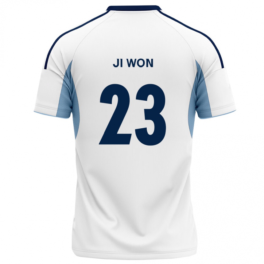 נשים כדורגל Ji-Won Moon #23 כחול מלכותי לבן הרחק ג'רזי 2026/27