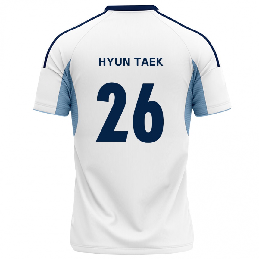 נשים כדורגל Hyun-Taek Cho #26 כחול מלכותי לבן הרחק ג'רזי 2026/27