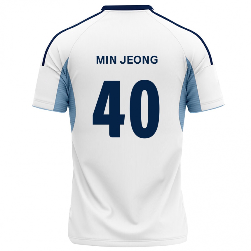נשים כדורגל Min Jeong #40 כחול מלכותי לבן הרחק ג'רזי 2026/27