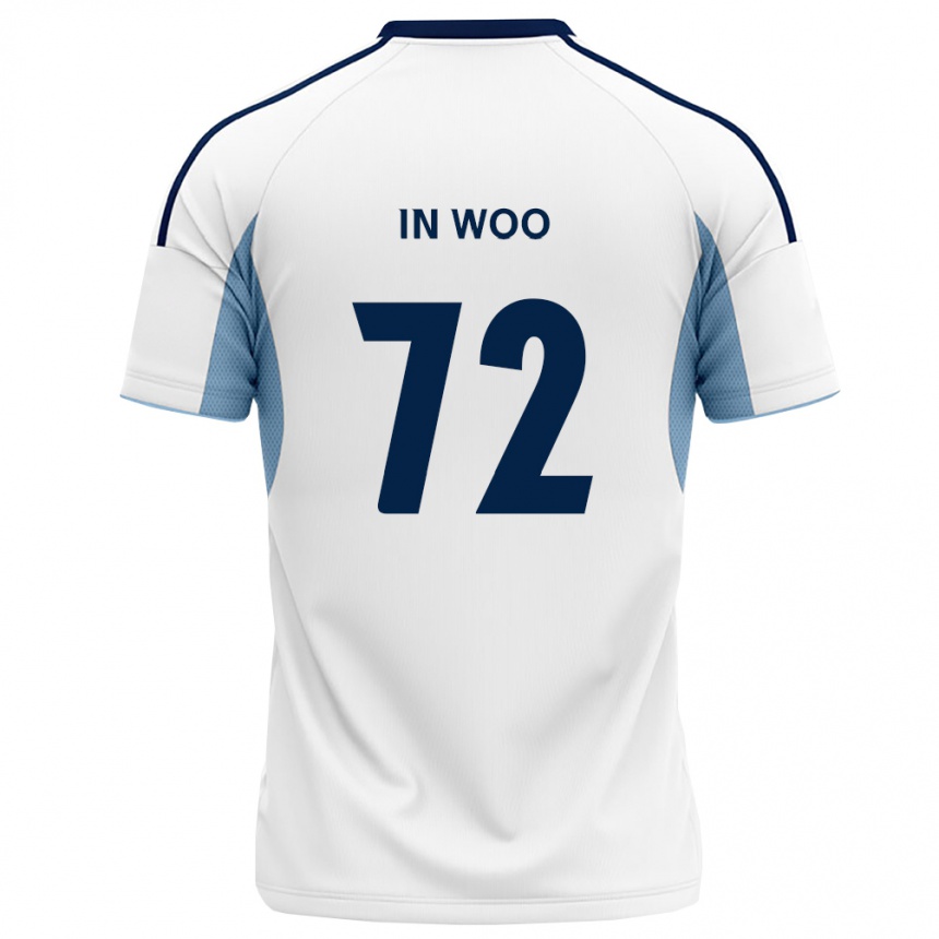 נשים כדורגל In-Woo Back #72 כחול מלכותי לבן הרחק ג'רזי 2026/27