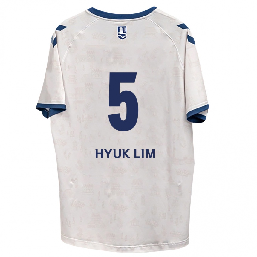 נשים כדורגל Hyuk Lim #5 כחול מלכותי לבן הרחק ג'רזי 2026/27