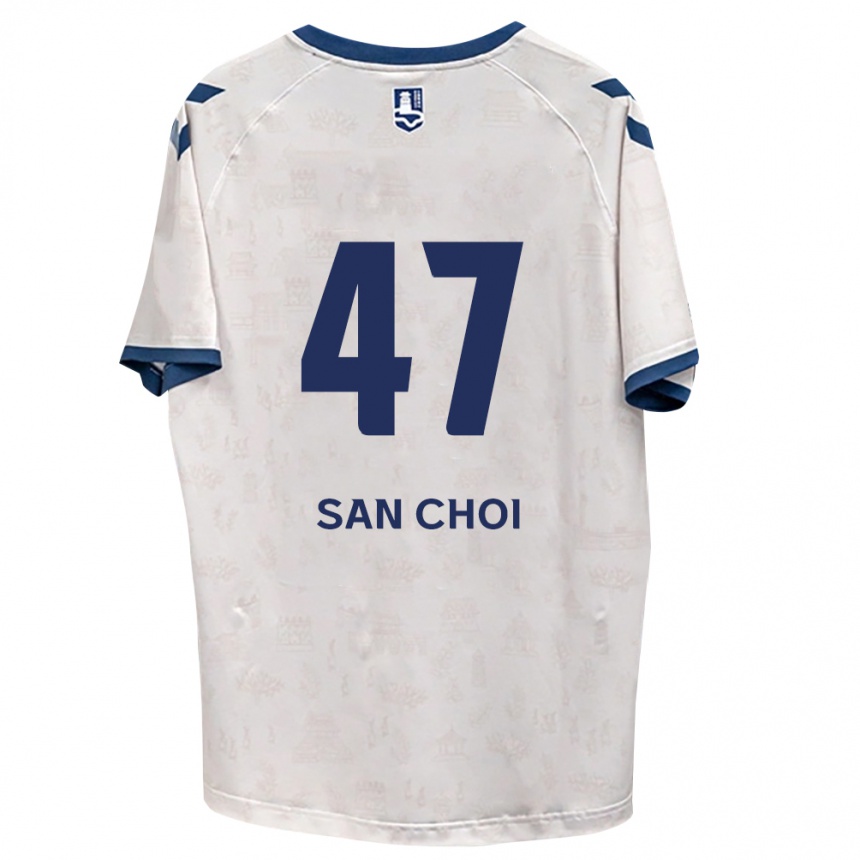 נשים כדורגל San Choi #47 כחול מלכותי לבן הרחק ג'רזי 2026/27