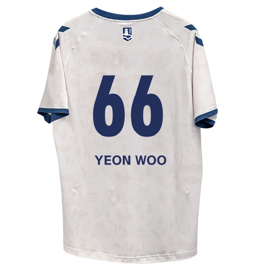 נשים כדורגל Yeon-Woo Jang #66 כחול מלכותי לבן הרחק ג'רזי 2026/27