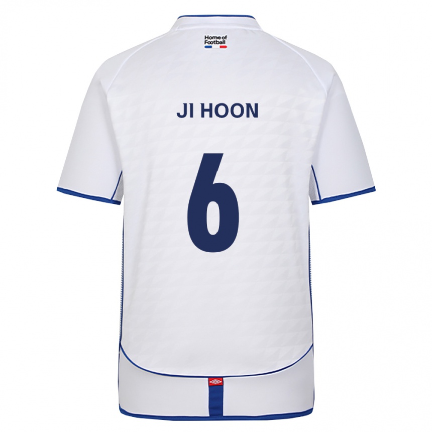 נשים כדורגל Ji-Hoon Lim #6 שחור לבן אדום הרחק ג'רזי 2026/27