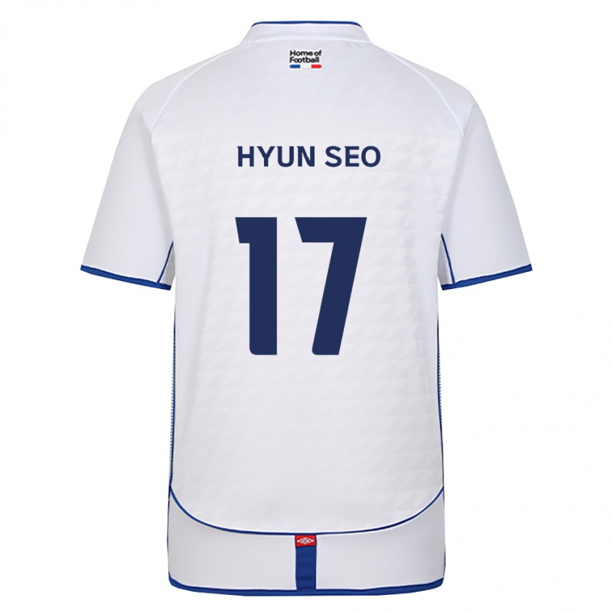 נשים כדורגל Hyun-Seo Lee #17 שחור לבן אדום הרחק ג'רזי 2026/27