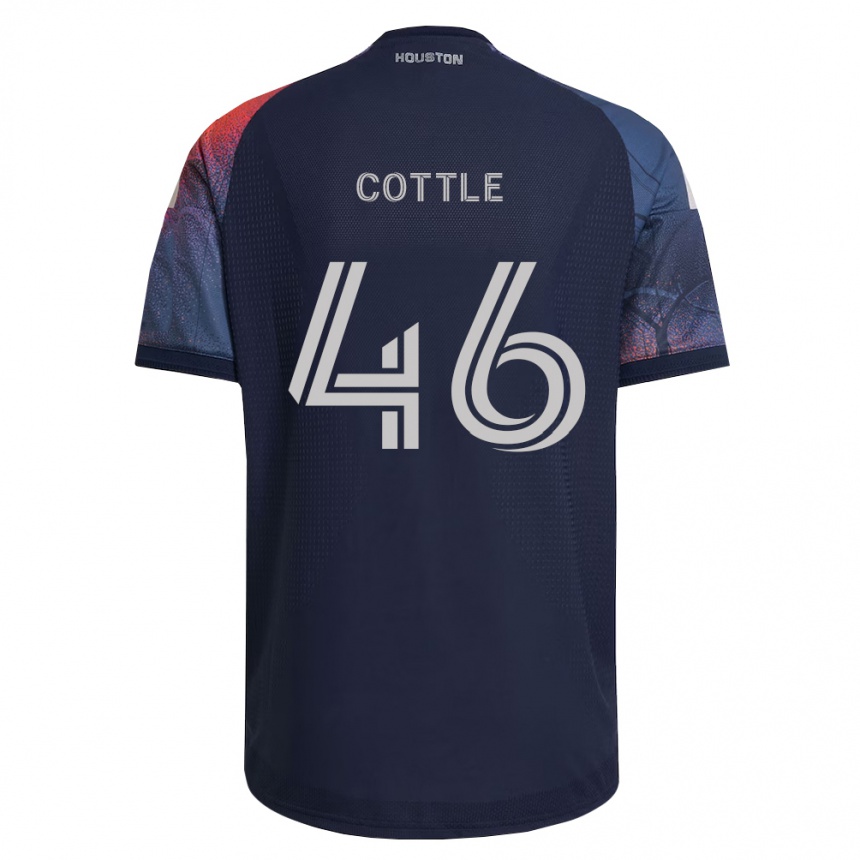 נשים כדורגל Tristan Cottle #46 כחול עמוק לבן כתום הרחק ג'רזי 2026/27