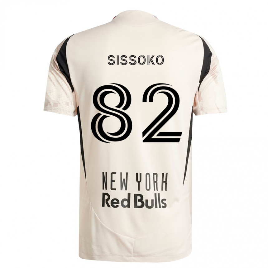 נשים כדורגל Makan Sissoko #82 לבן מחוץ לאדום שחור הרחק ג'רזי 2026/27