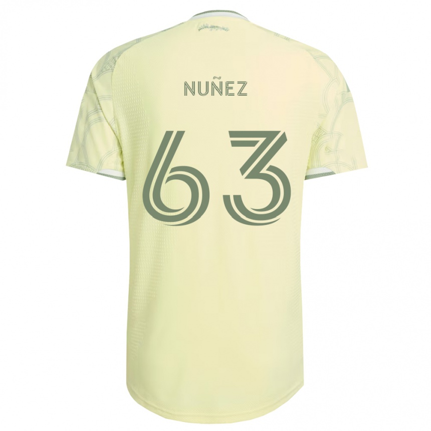 נשים כדורגל Daniel Nuñez #63 בז' לבן הרחק ג'רזי 2026/27