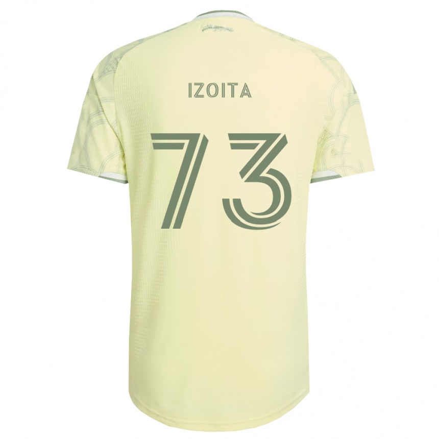 נשים כדורגל Eric Izoita #73 בז' לבן הרחק ג'רזי 2026/27