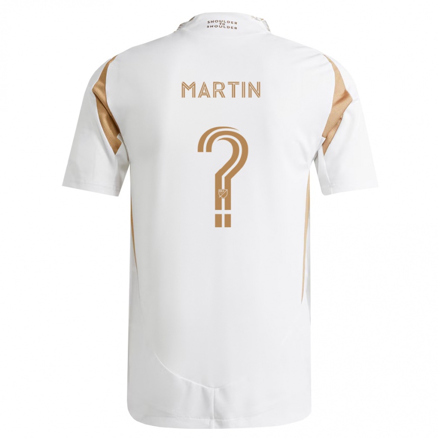 נשים כדורגל Aidan Martin #0 לבן חום הרחק ג'רזי 2026/27
