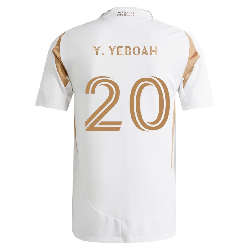 נשים כדורגל יאו יבואה #20 לבן חום הרחק ג'רזי 2026/27 נשים כדורגל יאו יבואה #20 לבן חום הרחק ג'רזי 2026/27