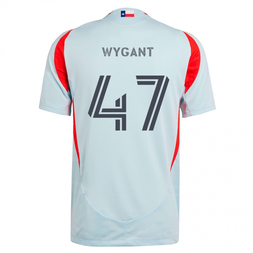 נשים כדורגל Christian Wygant #47 אפור כהה לבן אדום הרחק ג'רזי 2026/27