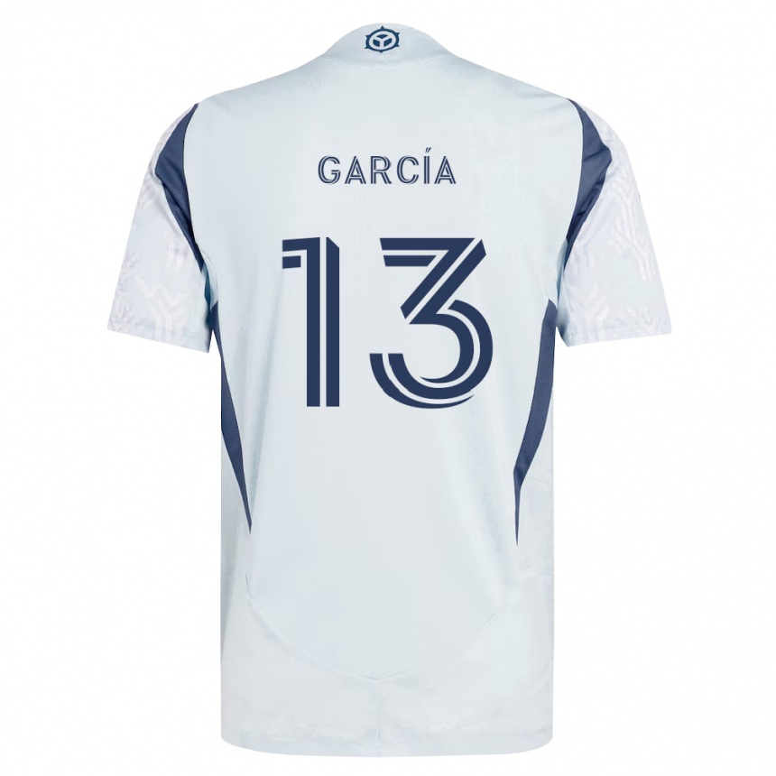 נשים כדורגל Deijan García #13 כחול אפור לבן הרחק ג'רזי 2026/27