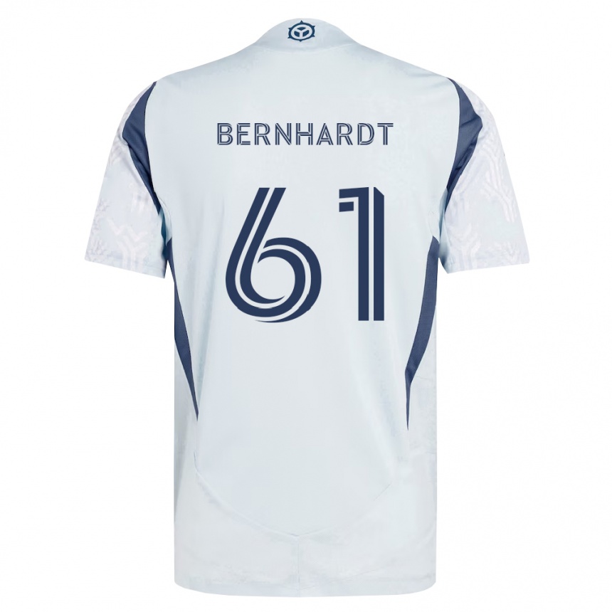 נשים כדורגל Harrison Bernhardt #61 כחול אפור לבן הרחק ג'רזי 2026/27