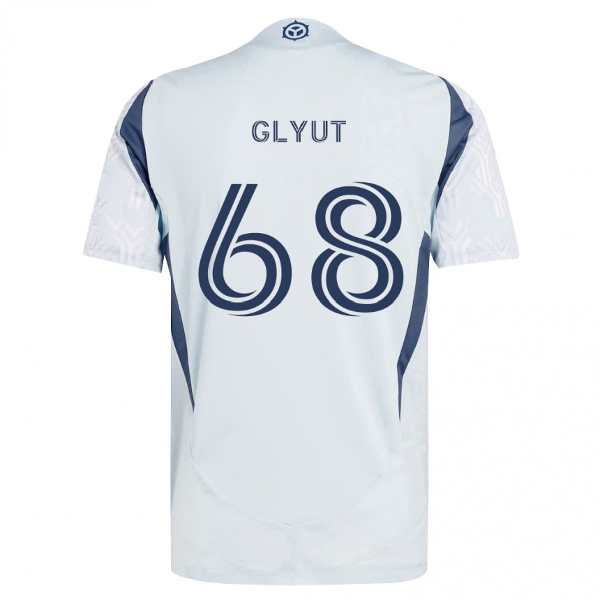 נשים כדורגל Vitaliy Glyut #68 כחול אפור לבן הרחק ג'רזי 2026/27