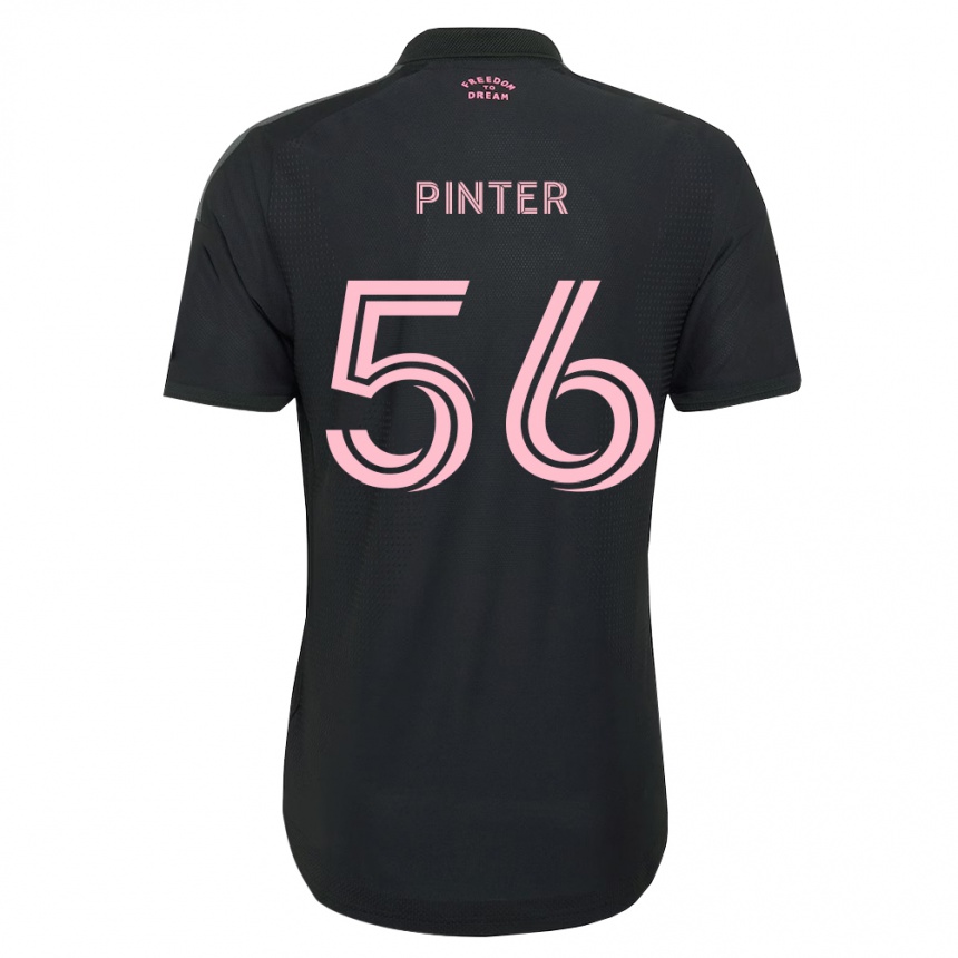 נשים כדורגל Daniel Pinter #56 ורוד שחור לבן הרחק ג'רזי 2026/27 נשים כדורגל Daniel Pinter #56 ורוד שחור לבן הרחק ג'רזי 2026/27